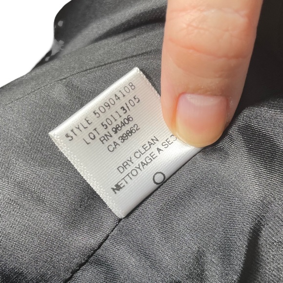 Theory Corduroy Blazer 6 Black Velvet Ribbed Button Surgeon Cuff Jacket Business - Picture 15 of 16